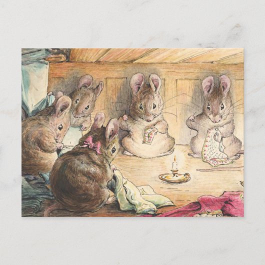 De muizennaaivlekken van Beatrix Potter Briefkaart (Voorkant)