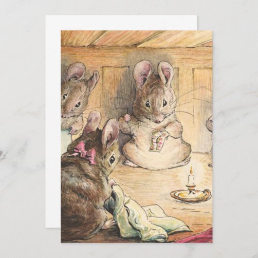 De muizennaaivlekken van Beatrix Potter Kaart (Voorkant / Achterkant)
