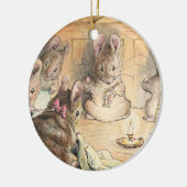 De muizennaaivlekken van Beatrix Potter Keramisch Ornament (Links)