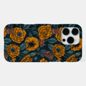 De muizenpartij in het oranje en blauw iPhone hoesje (Achterkant horizontaal)