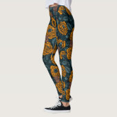 De muizenpartij in het oranje en blauw leggings (Links)