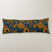 De muizenpartij in het oranje en blauw lichaamskussen (Achterkant)