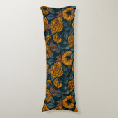 De muizenpartij in het oranje en blauw lichaamskussen (Voorkant Verticaal)