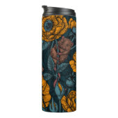 De muizenpartij in het oranje en blauw thermosbeker (Geroteerd rechts)