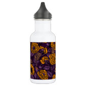 De muizenpartij in oranje en violet waterfles  (Links)