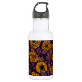 De muizenpartij in oranje en violet waterfles  (Voorkant)