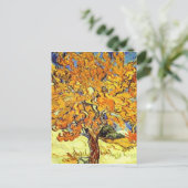 De Mulberry-boom, Vincent Van Gogh Briefkaart (Staand voorkant)