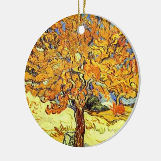 De Mulberry Boom, Vincent van Gogh. Kerstmis Keramisch Ornament (Links)