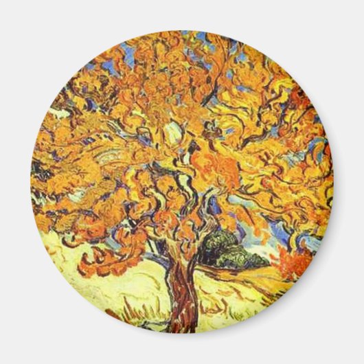 De Mulberry-boom, Vincent Van Gogh Magneet (Voorkant)