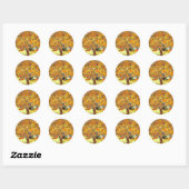 De Mulberry-boom, Vincent Van Gogh Ronde Sticker (Vel)
