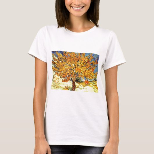 De Mulberry-boom, Vincent Van Gogh T-shirt (Voorkant)