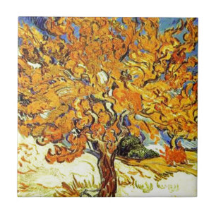 De Mulberry-boom, Vincent Van Gogh Tegeltje