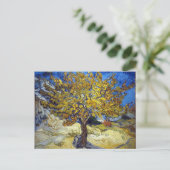 De Mulberry Boom, Vincent van Gogh. Vintage Briefkaart (Staand voorkant)
