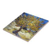 De Mulberry Boom, Vincent van Gogh. Vintage Tegeltje (Zijkant)