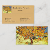 De Mulberry-boom, Vincent van Gogh Visitekaartje (Voorkant / Achterkant)
