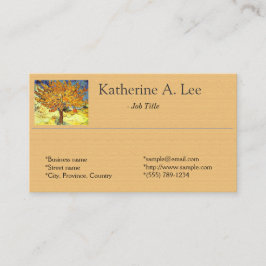 De Mulberry-boom, Vincent van Gogh Visitekaartje