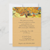 De Mulberry Tree huwelijksjubileum uitnodigingen. Kaart (Achterkant)