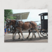 De Mule Driven schoolbus Briefkaart (Voorkant)