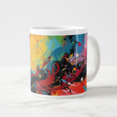 De Multi Color abstract ontwerp mok (Voorkant rechts)