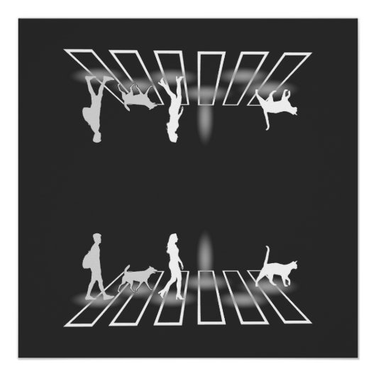De multi-dimensies Crossing.b Perfect Poster (Voorkant)