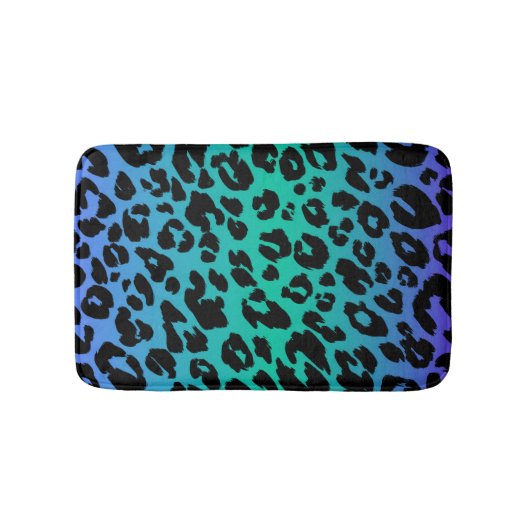 De Multi-Kleurige Luipaard Serie Design 6 Badmat (Voorkant)