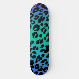 De Multi-Kleurige Luipaard Serie Design 6 Persoonlijk Skateboard