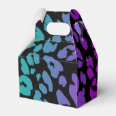 De Multi-Kleurige Luipaard Serie Ontwerp 1 Bedankdoosjes (Achterkant)