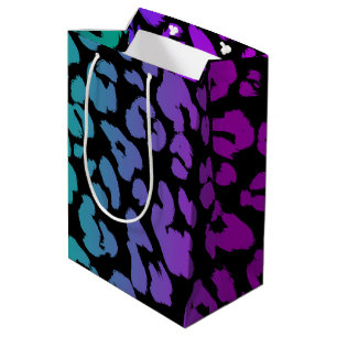 De Multi-Kleurige Luipaard Serie Ontwerp 1 Medium Cadeauzakje
