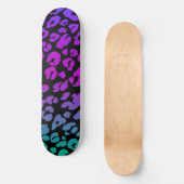 De Multi-Kleurige Luipaard Serie Ontwerp 1 Persoonlijk Skateboard (Voorkant)