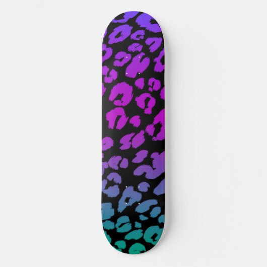 De Multi-Kleurige Luipaard Serie Ontwerp 1 Persoonlijk Skateboard (Voorkant)