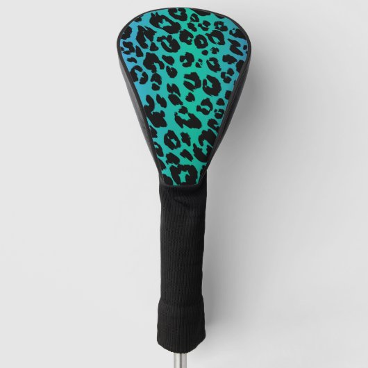 De Multi-Kleurige Luipaard Serie Ontwerp 6 Golfheadcover (Voorkant)