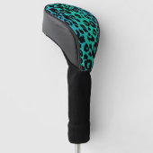 De Multi-Kleurige Luipaard Serie Ontwerp 6 Golfheadcover (Schuin)
