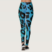 De Multi-Kleurige Luipaard Serie Ontwerp 6 Leggings (Achterkant)