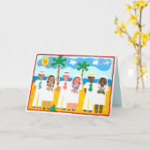 De multiculturele kaart van huwelijksgelukwensen (Gele Bloem)