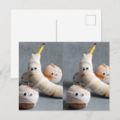 **** DE MUMMIE BENDE HALLOWEEN**** BRIEFKAART (Voorkant / Achterkant)