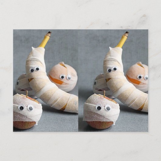 **** DE MUMMIE BENDE HALLOWEEN**** BRIEFKAART (Voorkant)