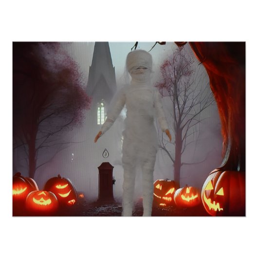 De mummie. Halloween Perfect Poster (Voorkant)