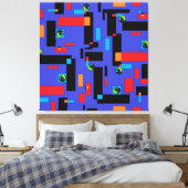 De mummie I - Ken Gage Abstracte kunst Canvas Afdruk (Insitu (Slaapkamer))