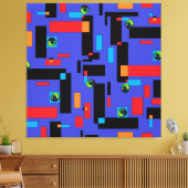 De mummie I - Ken Gage Abstracte kunst Canvas Afdruk (Insitu (Woonkamer))