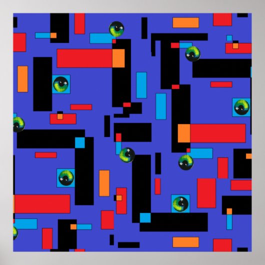 De mummie I - Ken Gage Abstracte kunst Poster (Voorkant)