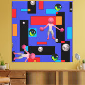 De mummie II - Ken Gage Abstracte kunst Canvas Afdruk (Insitu (Woonkamer))