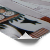 De mummie ontsnapt uit Egypte. Halloween Perfect Poster (Hoek)