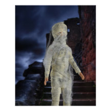 De mummie ontsnapt uit Egypte. Halloween