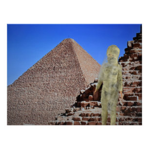 De mummie ontsnapt uit Egypte. Halloween Perfect Poster