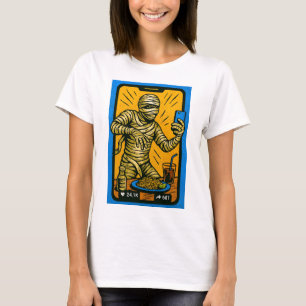De mummie selfie - klassieke Pop kunst T-shirt