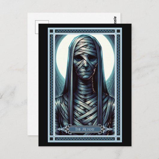 De mummie Tarot Kaart (Voorkant / Achterkant)