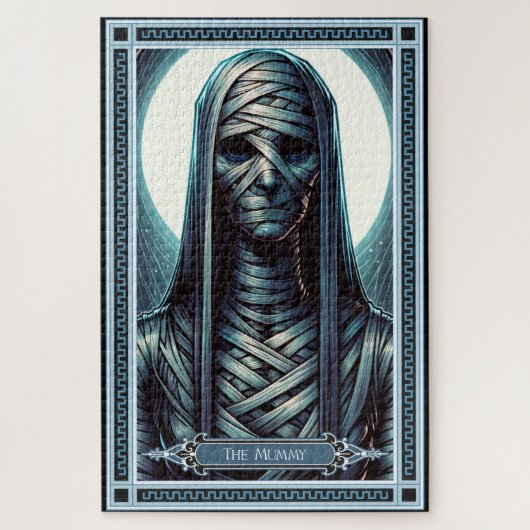 De mummie Tarot Kaart Legpuzzel (Verticaal)