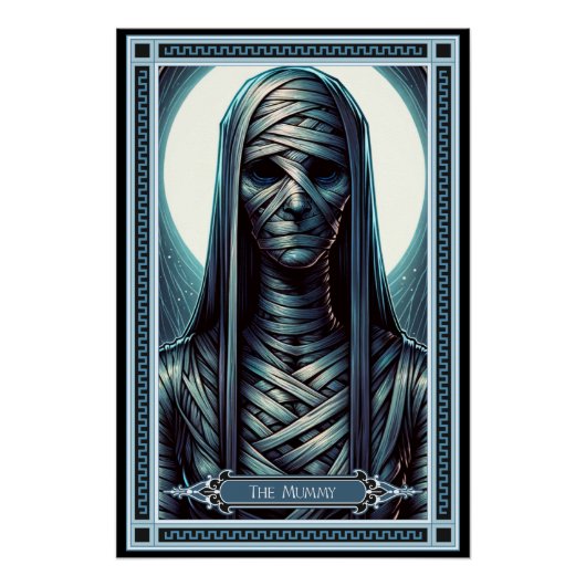 De mummie Tarot Kaart Perfect Poster (Voorkant)