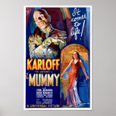 De Mummy  Horror Movie Poster (Voorkant)