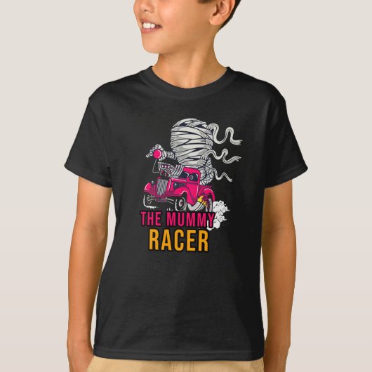 De Mummy Racer T-shirt (Voorkant)